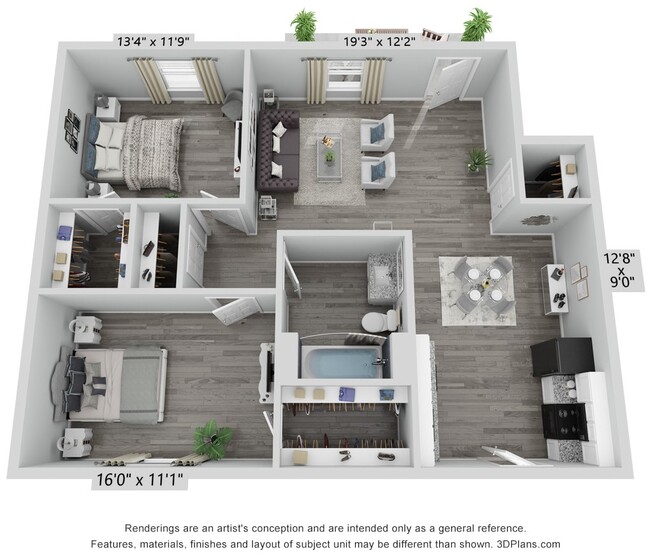 Floorplan - Morgan Place Apartment Homes