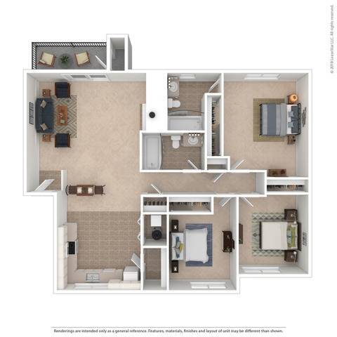 Floorplan - Emerson Apartments