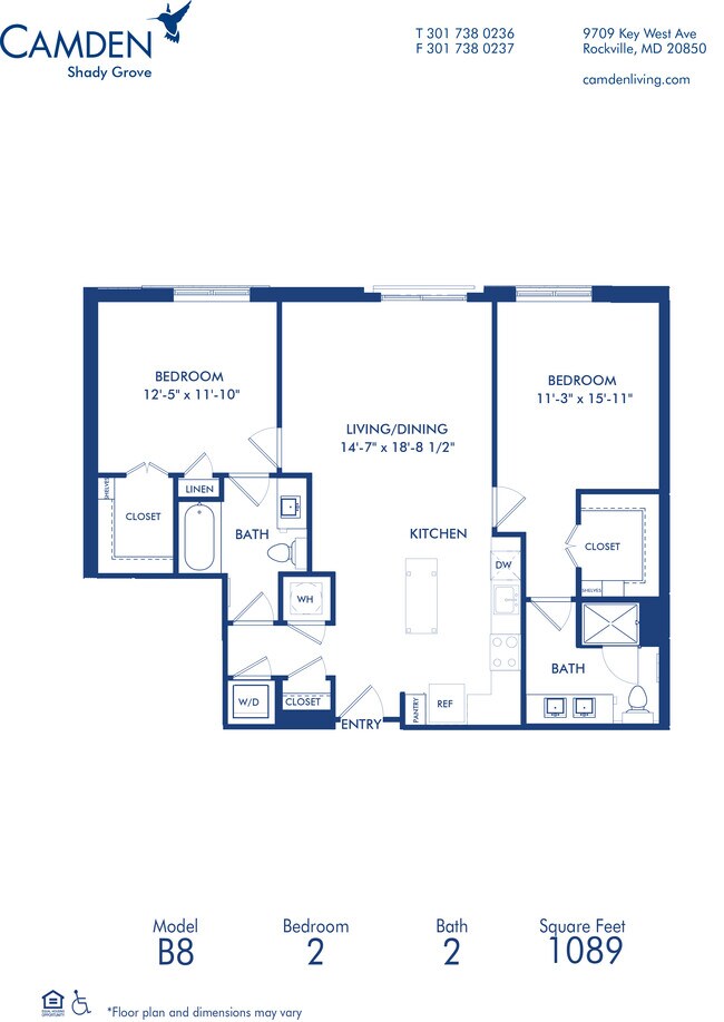 Floorplan - Camden Shady Grove