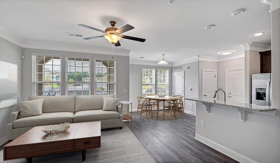 Select floorplans have kitchen islands, perfect for bar top seating - Olde Towne Residences