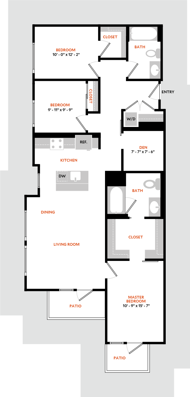 Floorplan - Hiro Apartments