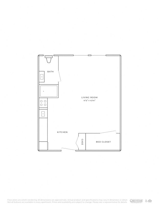 Floorplan - The Oliver on LaSalle