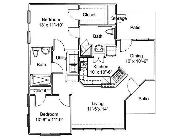 Floorplan - Cobblestone Manor Senior Apartments