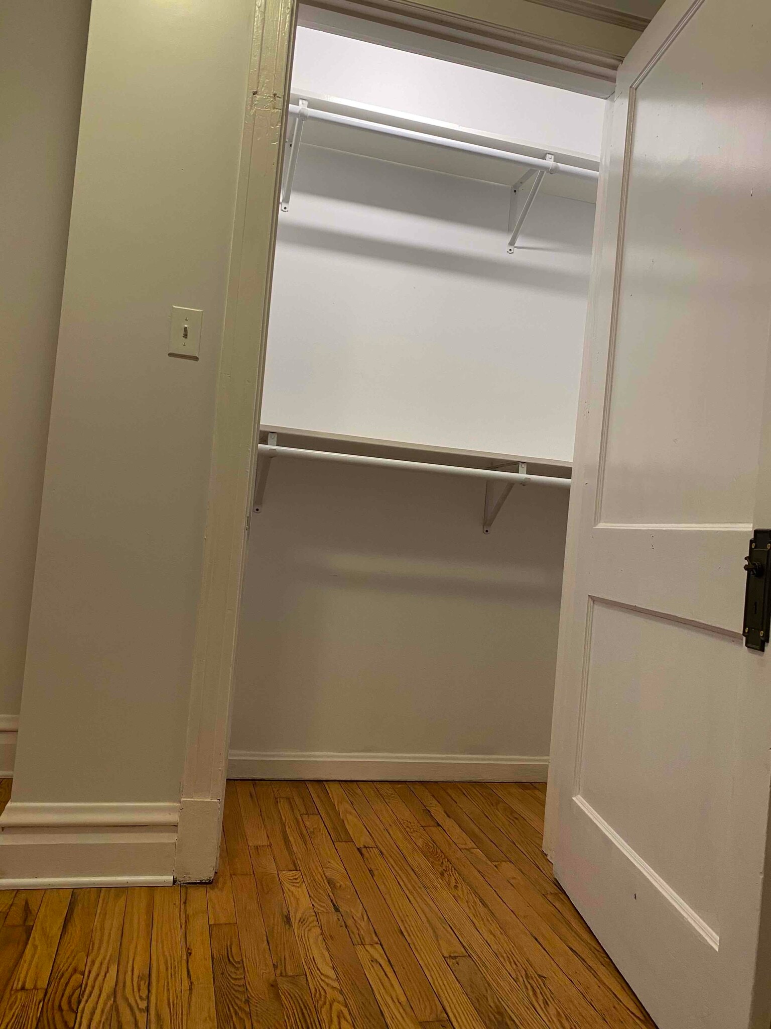 Rear bedroom closet (double pole) - 5017 S Broadway