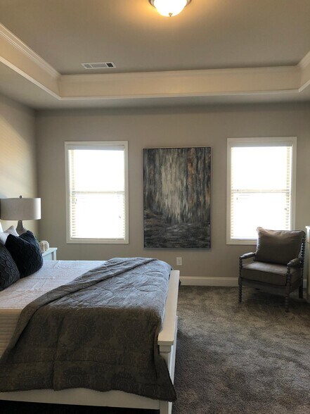 Master Bedroom Double Window View - 2904 Weyhill Trl
