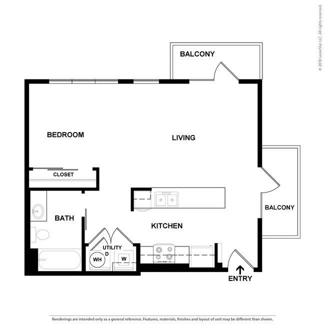 Floorplan - The Gentry on M Streets