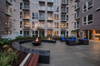 Resident Courtyard - Green Leaf Sky