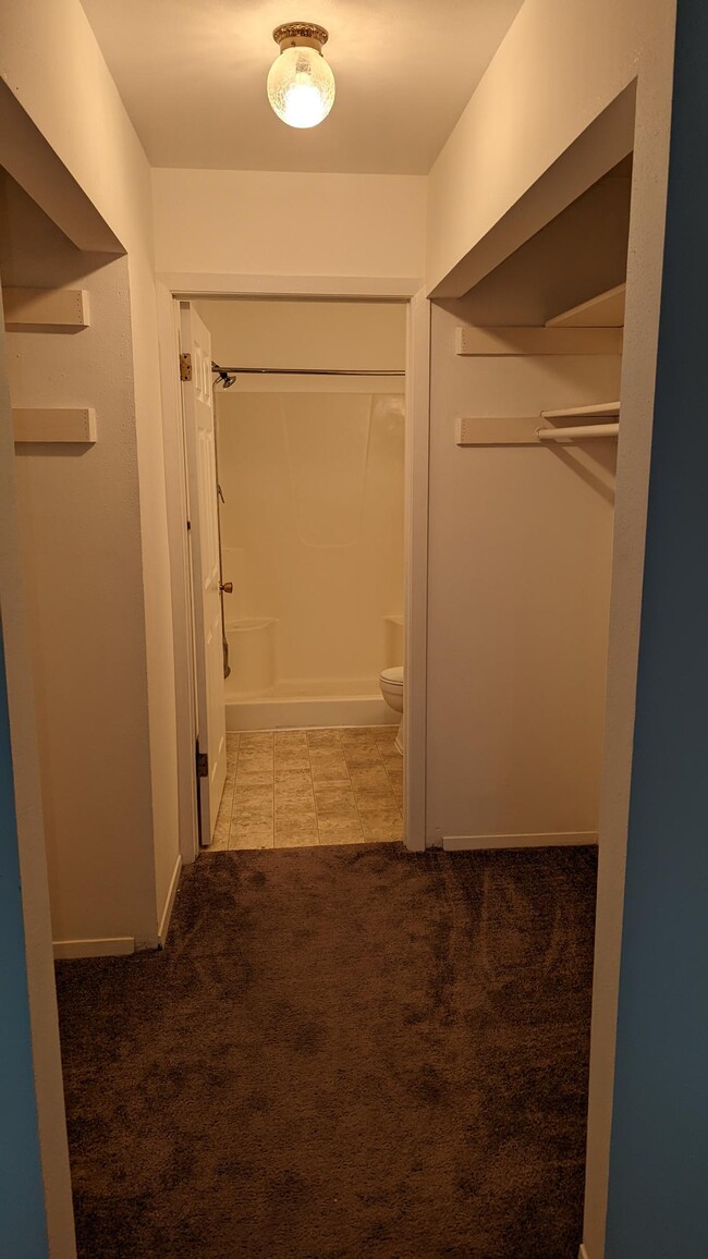 Walking closet before master bathroom - 1028 S Sunnyvale Ln