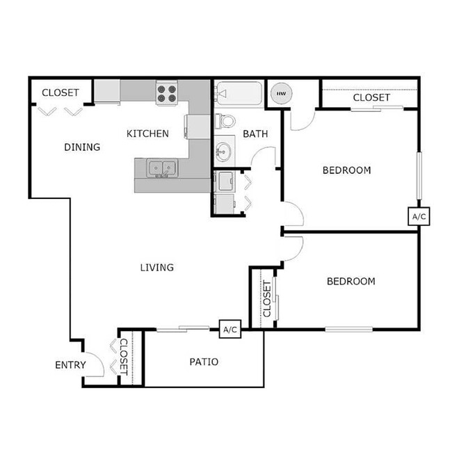 Floorplan - COMMERCIAL SQUARE APTS