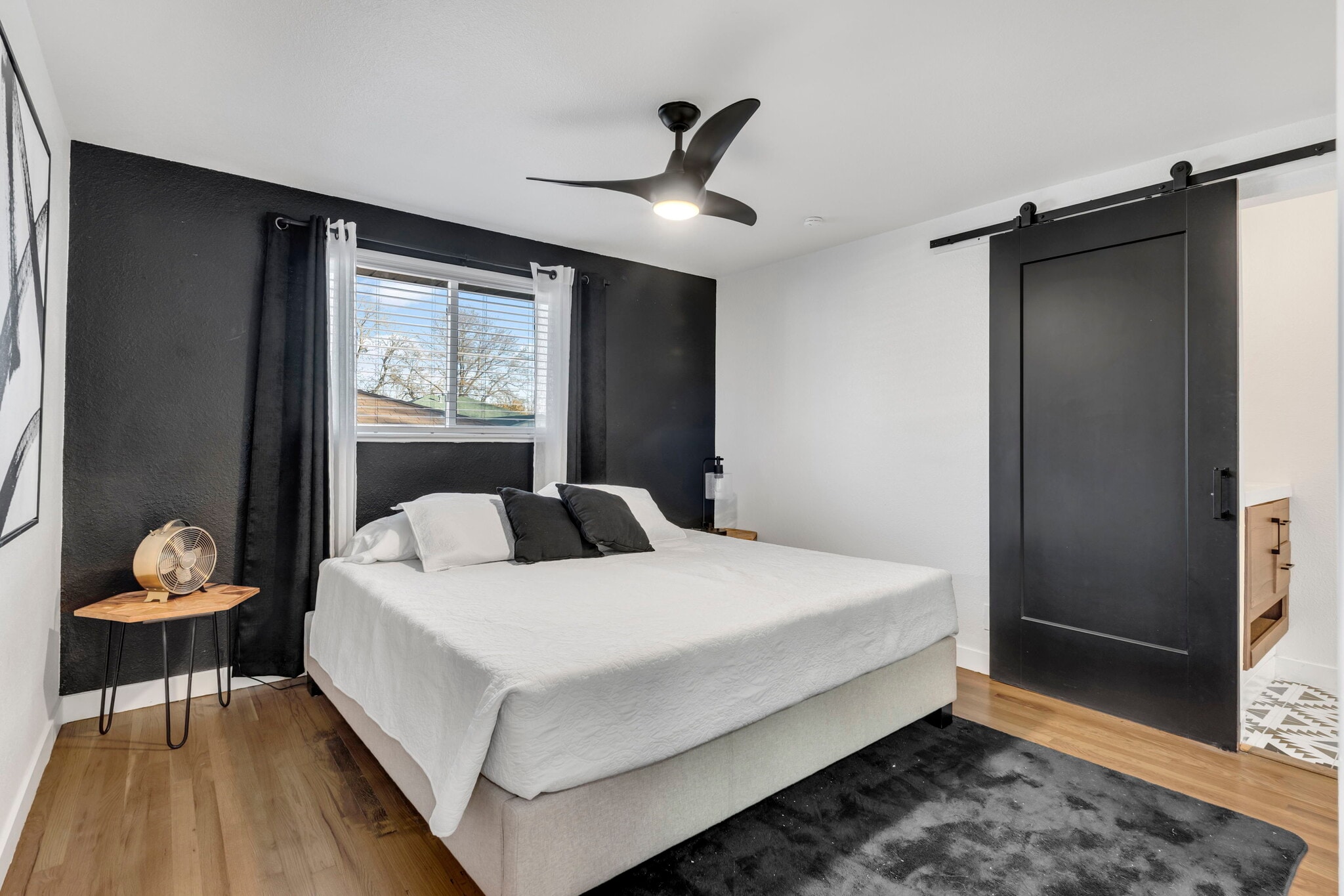 Upper Unit Primary Bedroom - 4720 Federal Blvd