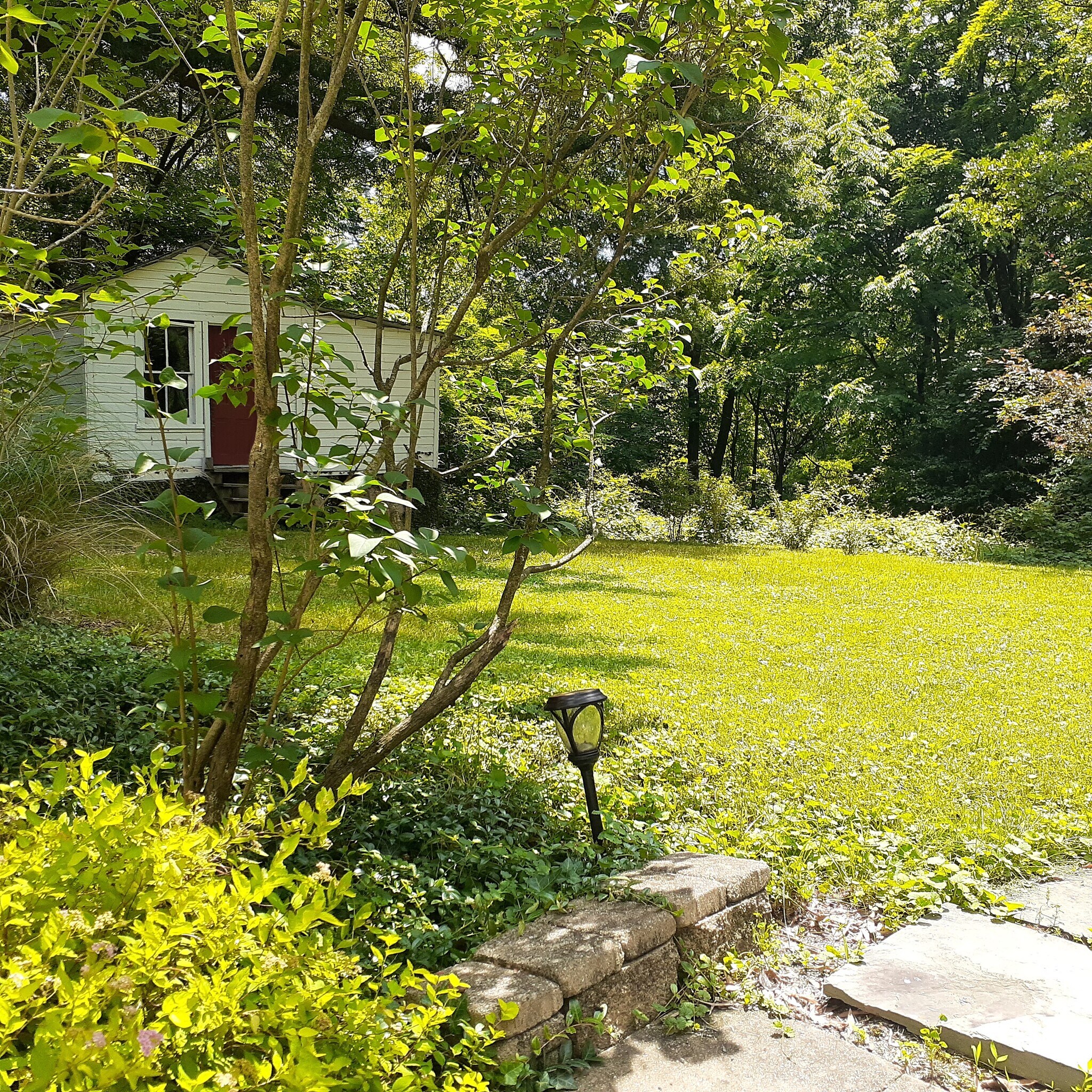 View of Backyard with historic outbuilding - 3816 17th St N