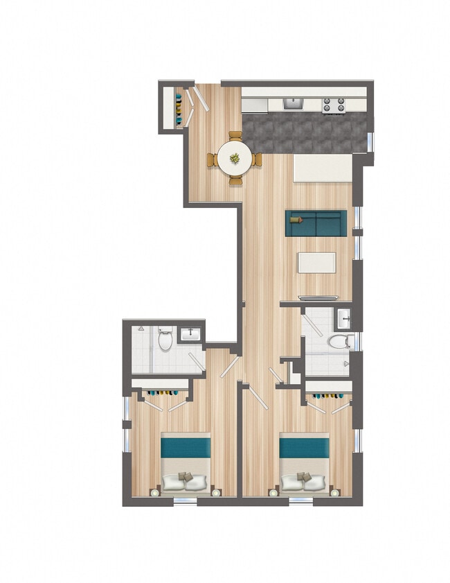 Floorplan - Serenade Apartments