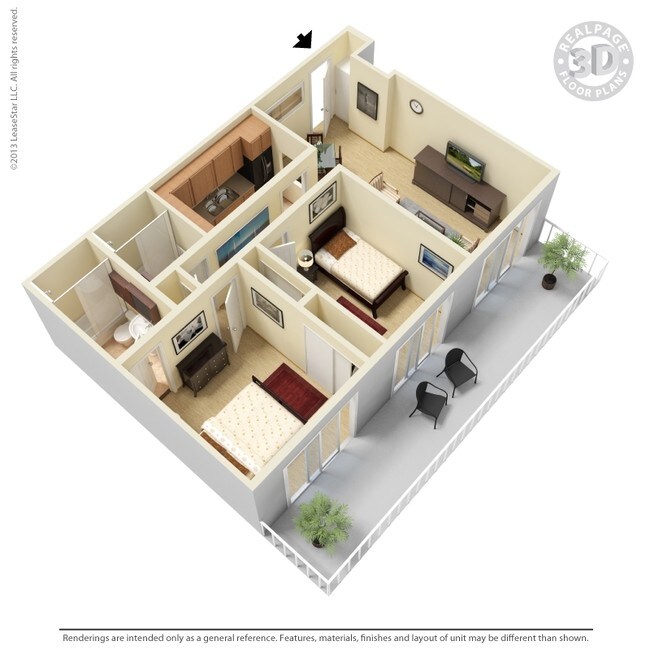 Floorplan - Mid-Town Apartments