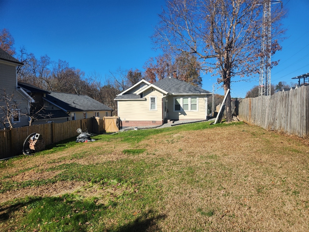 back yard - 703 W Markham Ave