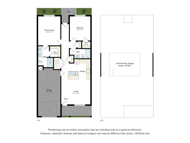 Caraway Floor Plan - Covey Homes Dawson Ridge