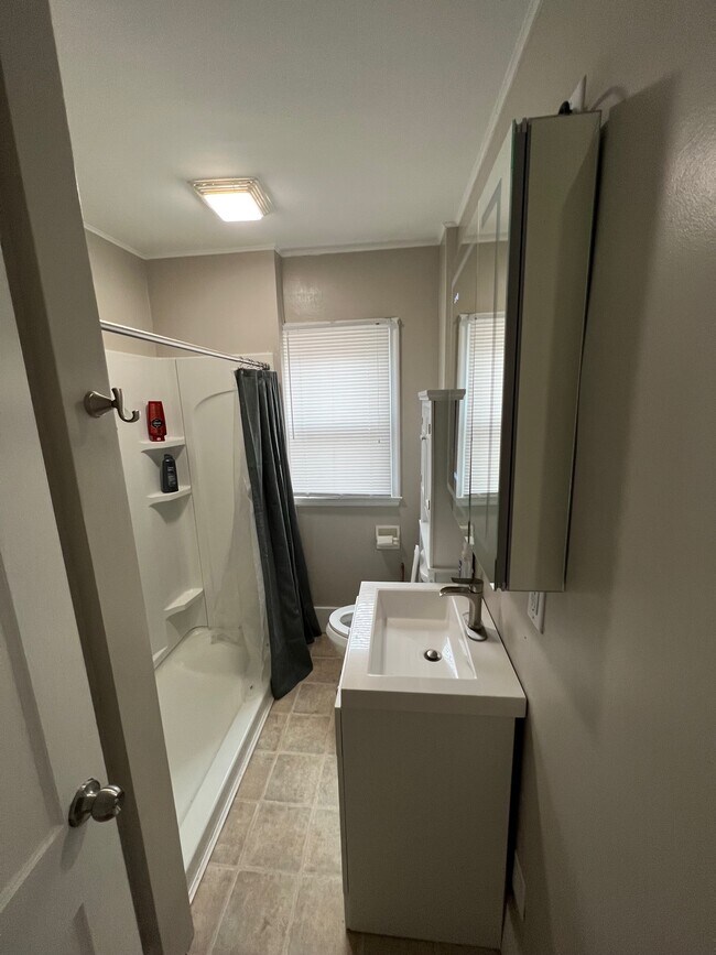 Shared upstairs bath - 1101 Pomeroy St