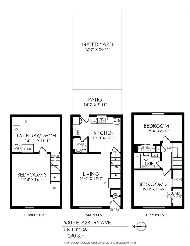 Floorplan - 5300 E Asbury Ave.