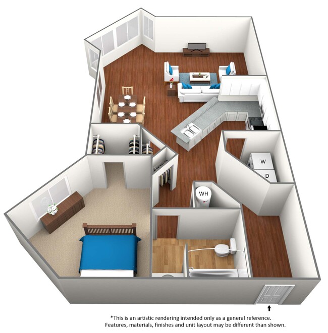 Floorplan - University Ridge Apartments