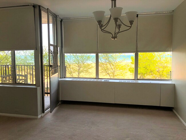 You cannot beat this view from the spacious dining & living room! - 5757 N Sheridan Rd