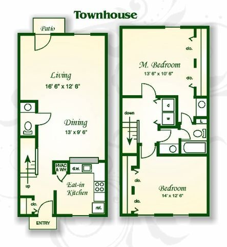 Floorplan - Beaver Creek Apartments and Townhomes