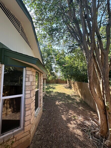 Side of Backyard - 1605 Gatlinburg Dr