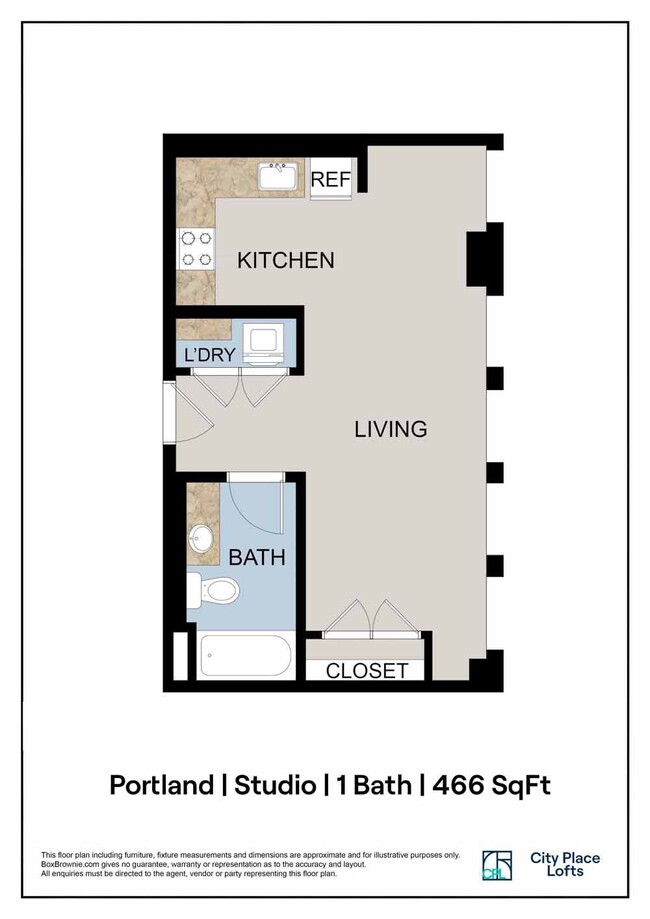 Floorplan - City Place Lofts