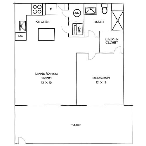 Floorplan - Bay Parc Apartment Homes