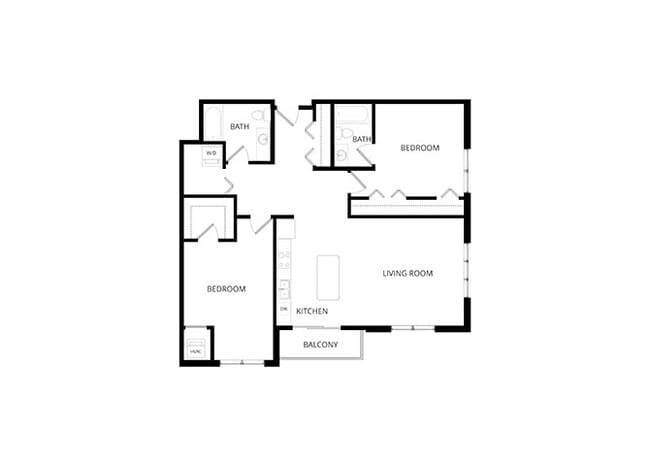 Floorplan - Gallery Flats