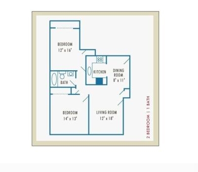 2BR/1BA - Princeton Westwood