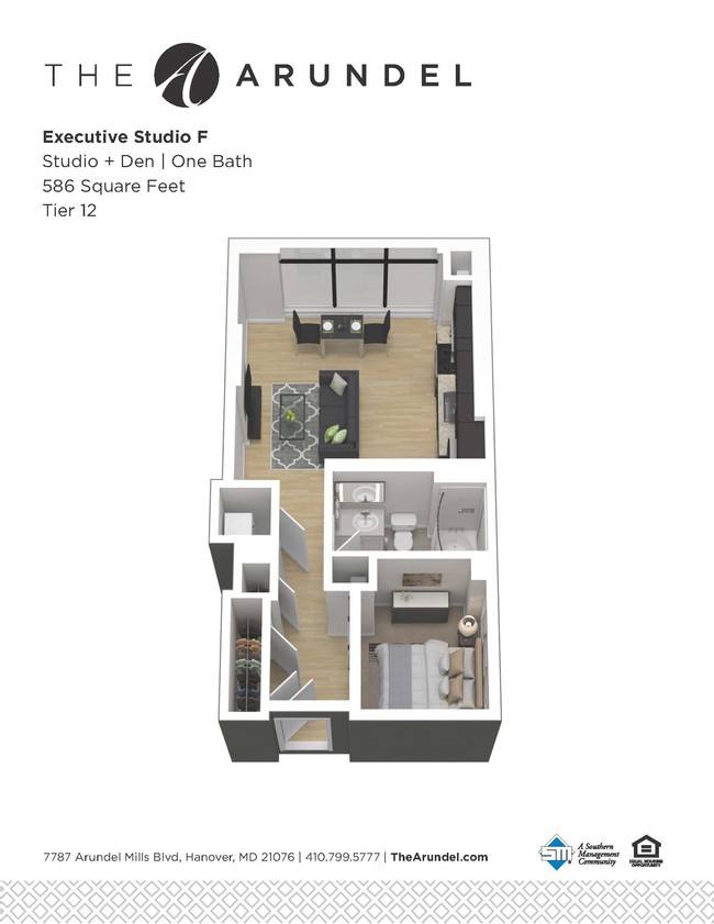 Floorplan - The Residences at Arundel Preserve