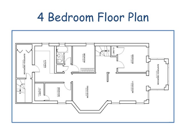 Floor Plan - 1256 W Arthur Ave