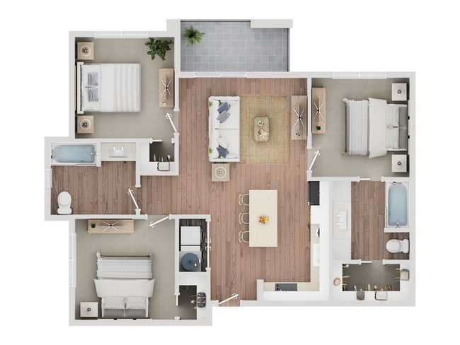 Floorplan - The Trail Lakes