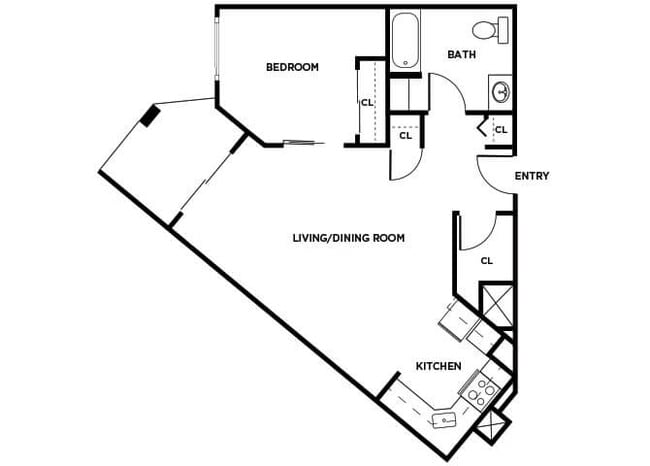 Floorplan - Woodlands at Forbes Lake Senior Affordable Apartments