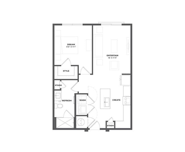 A1 Floor Plan - Conclave Glenwood