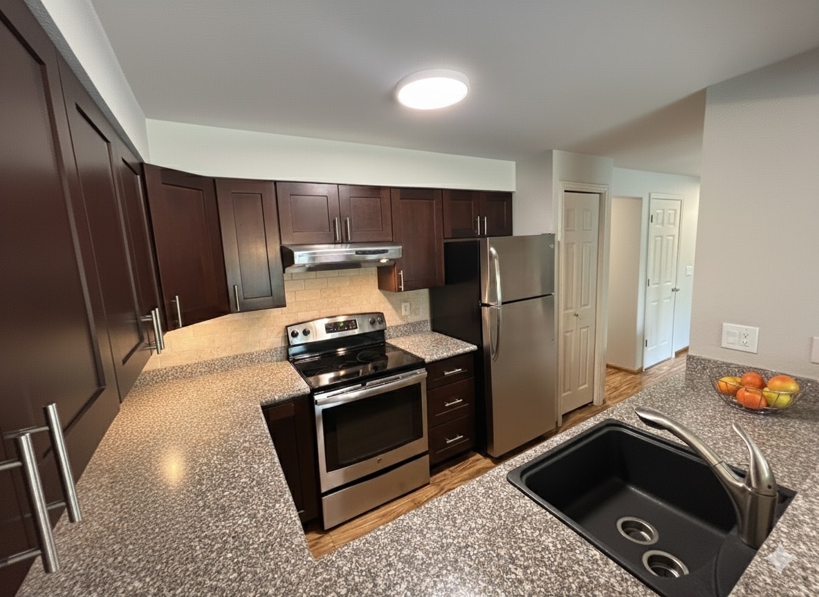 chef's kitchen with top tier appliances - 280 NW Holly St