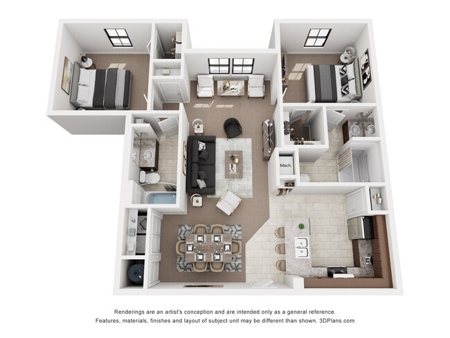Floorplan - Bay Road Apartments