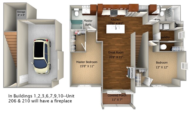 Floorplan - Cedar Place Apartments