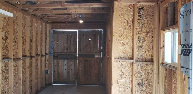 Shed interior - 926 N 800 W