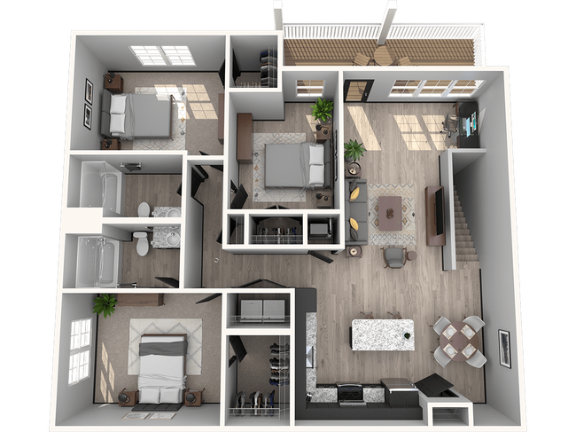 Floorplan - The Towne at Northgate