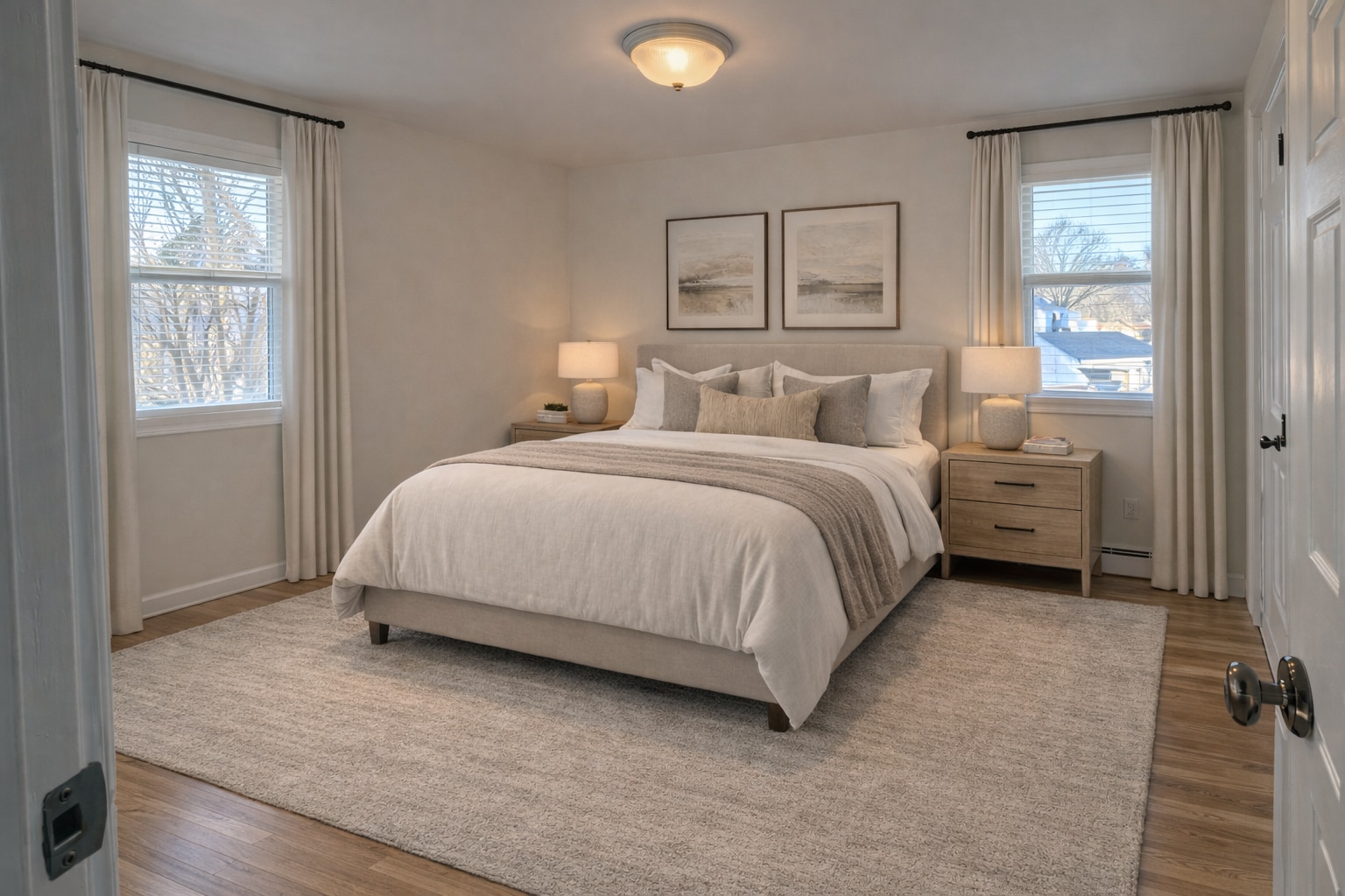 Primary Bedroom - Virtually Staged - 32 Monroe St