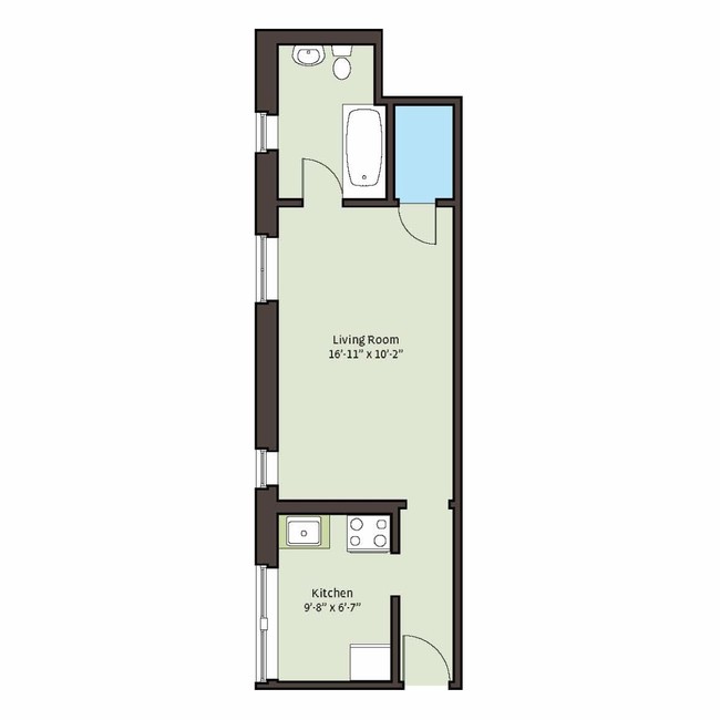 Floorplan - 5049 S. Drexel Boulevard