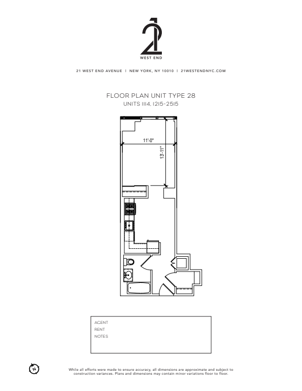 Floorplan - 21 West End Ave