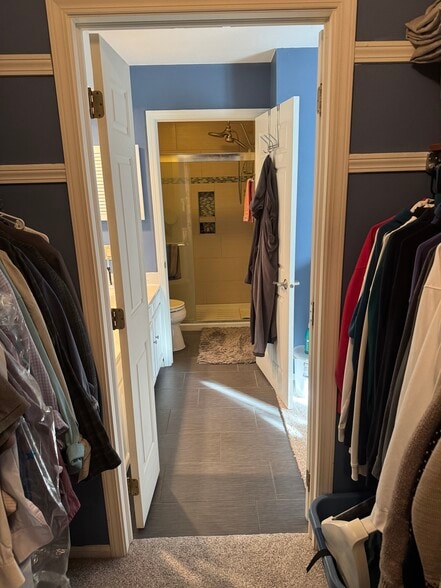Master bedroom walk-in closet - 6804 Old Sauk Ct