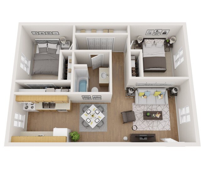 Floorplan - Higdon Ferry Apartments