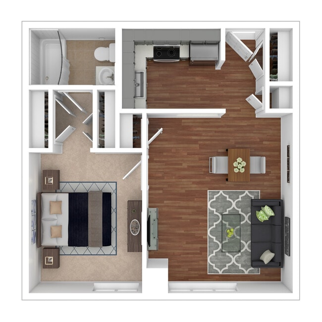 Floorplan - Bauer Park Senior Apartments – 62+
