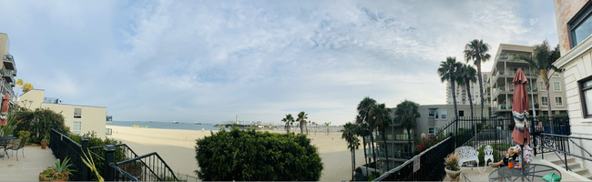 view from the building patio! - 1030 E Ocean Blvd