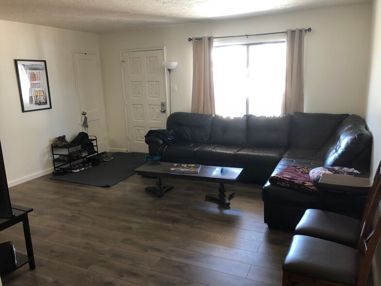1st living space by front entry example. Rental is not furnished - 808 La Veta Dr NE