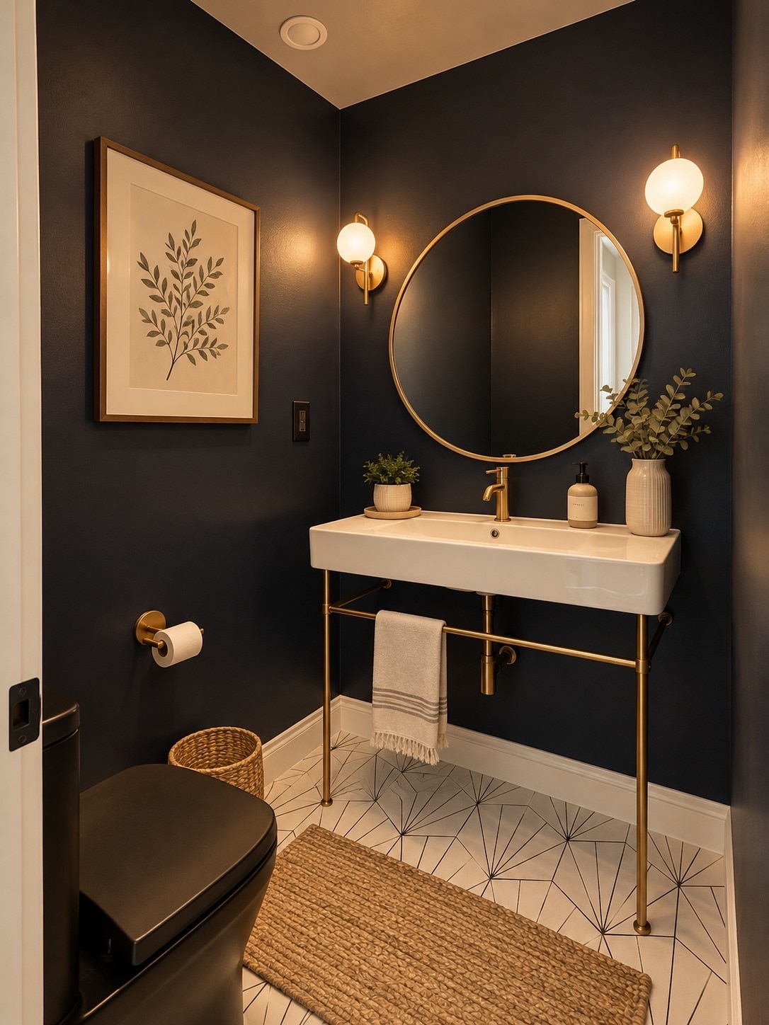 Powder room. - 22540 Cass Ave