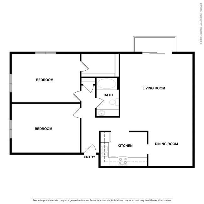 Floorplan - Saratoga Garden Apartments