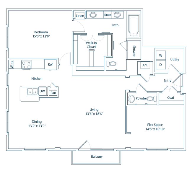 The Brentwood Floor Plan - The Belle Meade at River Oaks